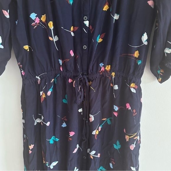 GAP Navy Maxi Dress with Colorful Floral Design - Picture 4 of 8